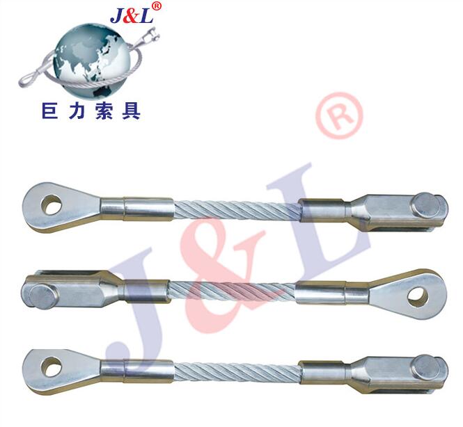 鋼絲繩建筑工程O(píng)U型壓制普通鋼絲繩索具